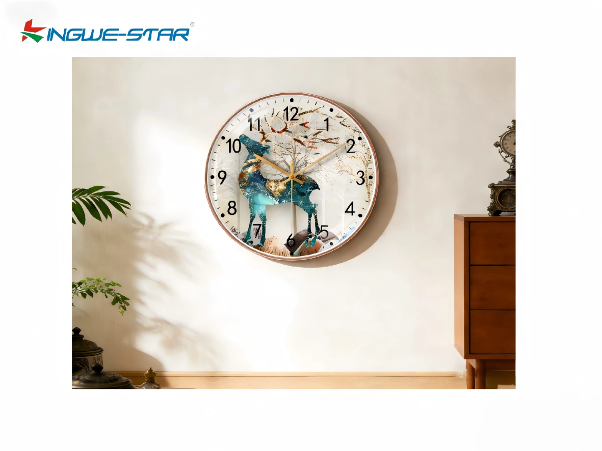 plastic antique wall clock
